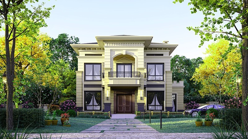 广汉中式合院住宅，开放庭院与邻里乡亲更亲近